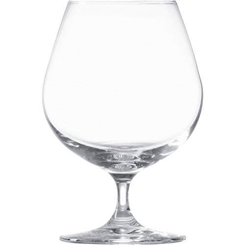 Leonardo Ciao+ Cognac-Glas, 1 Stück, Cognac-Schwenker mit gezogenem Stiel, spülmaschinenfestes Weinbrand-Glas, 400 ml, 061454