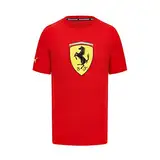 Scuderia Ferrari - Schild-T-Shirt - Rot - Männer - Größe: M