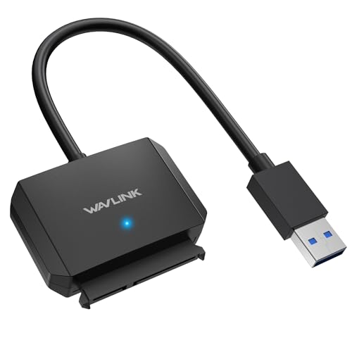 WAVLINK USB 3,0 auf SATA Adapter für 2,5" SSD und HDD USB zu SATA Kabel 2.5 Zoll Festapltten Adapter