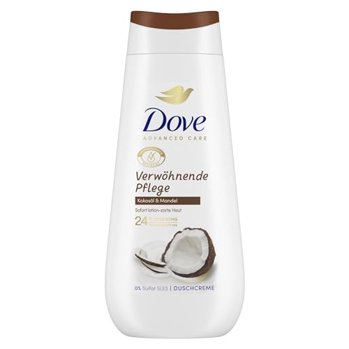 Dove Advanced Care Duschcreme Verwöhnende Pflege mit 24h Renewing MicroMoisture regeneriert trockene Haut 225 ml