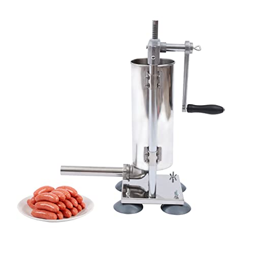 3L Vertikale Manuelle Wurstfüllmaschine Edelstahl Wurstfüller Wurst Stuffer Maschine Wurst Füller Fleisch Werkzeuge Für Küchen (Typ 1)