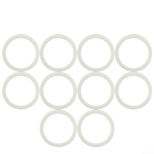 Bebykilemi 10 Stück S60x6 PE-Schaumdichtungen, IBC-Deckel, weiße PTFE, IBC-Deckeldichtungen, wasserdichte Dichtungen, für Wasserspeichertanks und Regentonnen