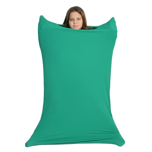 Sensory Owl Ganzkörpersocke Sensorisch Kinder und Erwachsene Ganzkörperwickel Stressabbau Autismus ADHD Hilfsmittel M 125 cm Grün