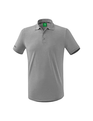 Erima Unisex Kinder Funktions Polo, grau Melange, 164