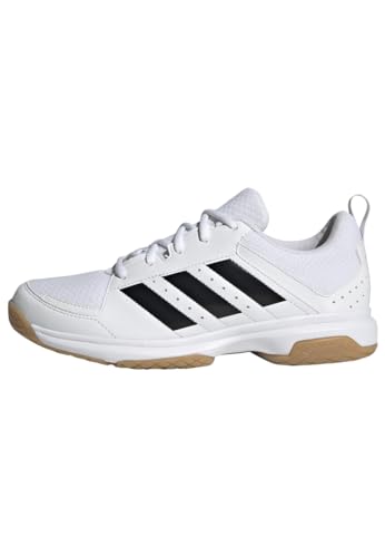 adidas Damen Ligra 7 Indoor Laufschuhe, ftwr white/core black/ftwr white, 47 1/3 EU