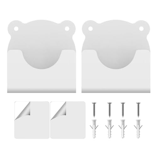 Duschvorhangstange, Klebestabhalter, Badezimmer-Wandhalter mit Cartoon-Design und einfacher Installationsmaterial für Küchen oder Lagerräume, Organisation, 1 Set