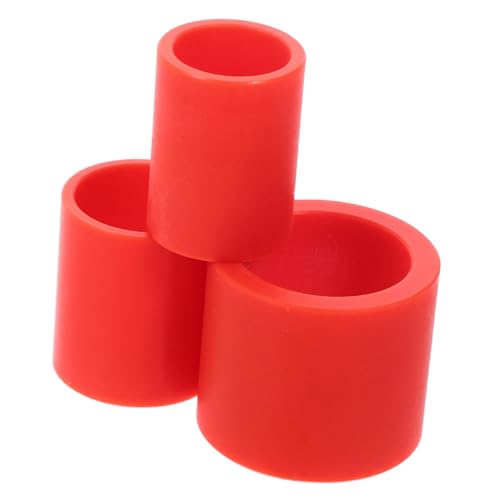 BELLIFFY 3St Schleifscheiben-Reduzierhülse Reduzieradapter Schleifscheibenadapter Tragbarer Adapter Schleifhülsen Maschinenadapter Radhülsenadapter Reduzierbuchsenadapter Plastik rot