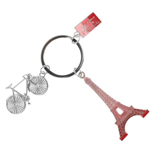 Ipetboom Eiffelturm Schlüsselanhänger Dekorativer Schlüsselanhänger Anhänger Schlüsselanhänger Zubehör Reisezentrum Schlüsselanhänger Charm Turmmodell Französische Souvenirs