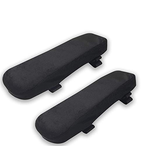 Currentiz Armlehnen Pads, 2 Stück Armlehnenpolster mit Gurt Ergonomische Memory Foam Anti-Rutsch Elbow Support Kissen für Büro- und Gamingstuhl