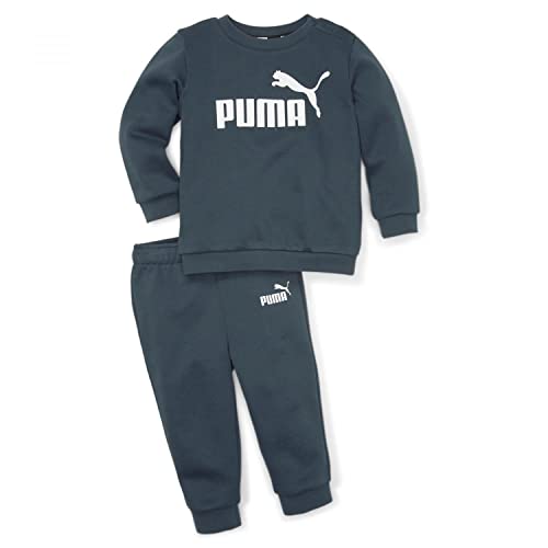 PUMA Unisex Baby Minicats Ess Crew Jogger Fl Jogginganzug,dark night, 80, (846141)