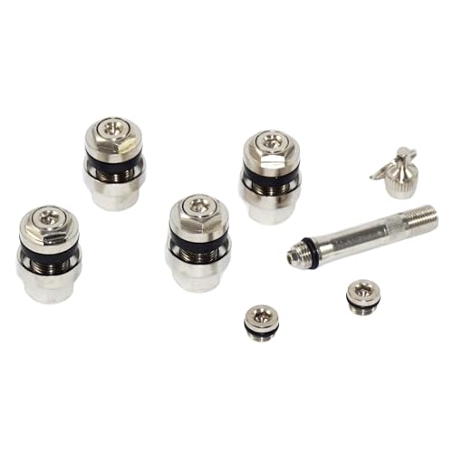 1x Set OptiVent versteckte unsichtbare Ventile 11,3mm Silber Metallventil TÜV