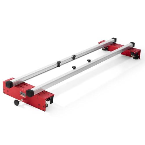 VEVOR Planfräsvorrichtung 1525mm, tragbare und leicht einstellbare Vorrichtung zum Glätten von Platten, DIY-Frässchlitten für die Holzbearbeitung, Trimmhobelmaschine zum Glätten von Holz, Heimwerker