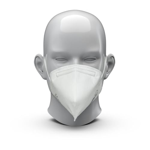 elastocare 10x FFP3 Atemschutzmaske Zertifiziert Made IN Germany FFP3 Maske Staubschutzmaske Atemmaske Staubmaske 10 Stück verpackt in Aufbewahrungsbox und hygienischen PE-Beutel (10)