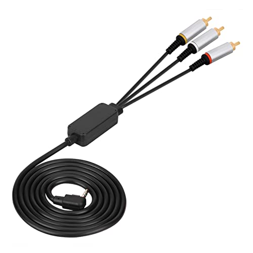 ASHATA AV-Kabel, AV-HD-Audiokabel, HDTV-Composite-Kabeladapter für PSP2000 PSP3000-Konsole, Video-Adapterkabel, Videokabel für Game-Player für PSP2000 3000, 150 Cm