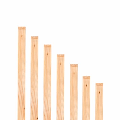Mega Holz Zaunlatten Paket " Sylt" 10 Stück aus Lärchenholz 120 cm Höhe Zaun Brett Zaunbrett Gartenzau Holzzaun