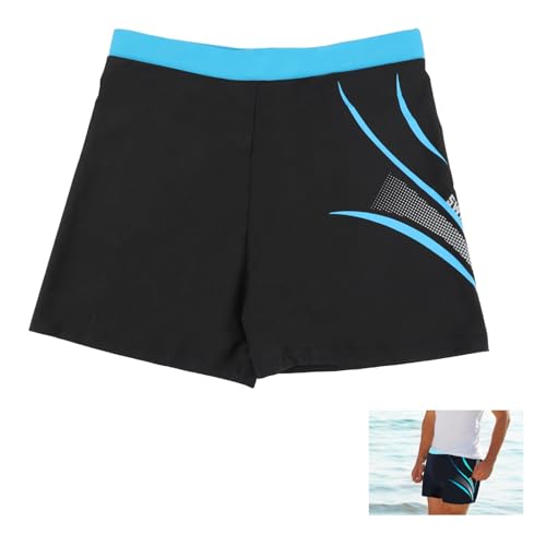 BIVOFU Badehose Herren Eng, Badehose Herren Kurz, Badehosen Männer, Enganliegende Boxershorts für Schwimmen und Wassersport, Schnelltrocknend und Chlorbeständig, Größe XL, 80–100 kg