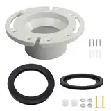 Wohnmobil-WC-Dichtung und Steckdose, Wohnmobil-WC-Flansch-Set, Ersatz für Dometic Thetford RV-Toiletten, ersetzt 385345892 Flansch, 3-in-1-Set