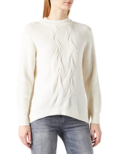 Street One Damen 301713 Pullover, Cosy White, 44