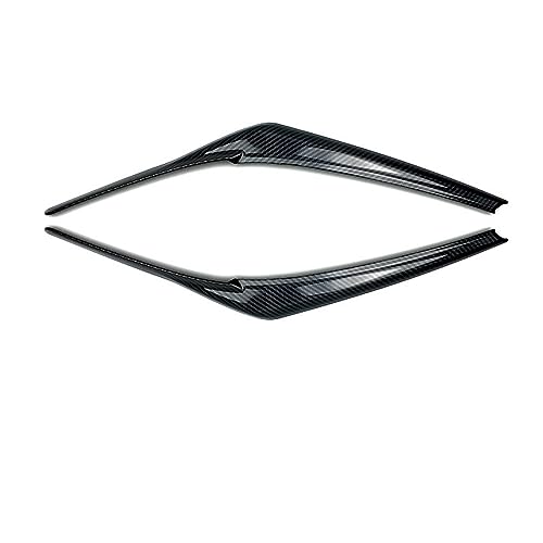Jodriva for Toyota, for Camry XV70 LE XLE SE XSE Hybrid 2018-2023 Auto Scheinwerfer Augenbrauen Augenlider Aufkleber ABS Trim Abdeckung Zubehör Autoscheinwerferaufkleber(Carbon Look)