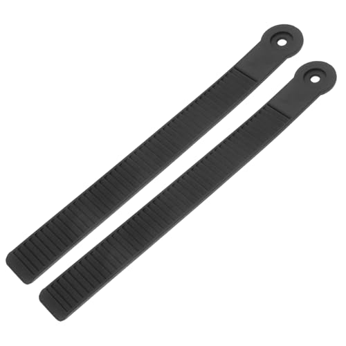 Toddmomy 2 Stück Skigurt Schnallenriemen Für Skaterschuhe Austauschbare Schlittschuhriemen Snowboard-bindungsriemen Schnallenriemen Für Rollschuhe Snowboardgurte Snowboard-Teile Black Abs