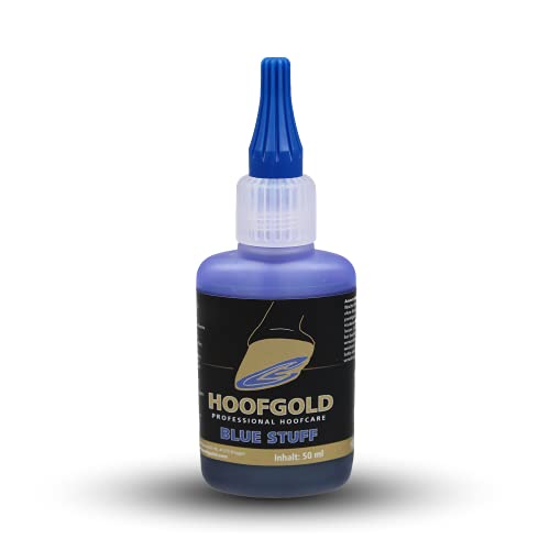 HOOFGOLD BlueStuff Hufpflegemittel 50 ml - Strahlfäule Pferd Mittel - schnelle Hilfe