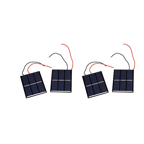 Reinscer 4 Stück 1,5V 400Ma 80X60mm Micro-Mini Power Solarzellen für Sonnenkollektoren -Diy Projekte -Spielzeug -Ladegerät