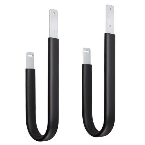 Shkalacar Surfboard Bike Rack, Fahrrad-surfbrettständer Sets Aluminium mit Eva-Verschleißpolster, Surfboard Wandhalterung für Longboards und Shortboards
