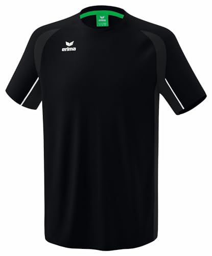 Erima Herren Liga Star Trainings T-Shirt, Schwarz/Weiß, 4XL EU