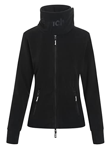 Bench Damen Funnel 120364 Damenjacke mit hohem Kragen (DE/NL/SE/PL, Numerisch, 40, Regular, Regular, Black)