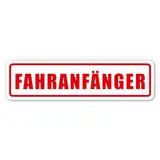 Fahranfänger Auto Magnet-Schild I 30 x 8 cm I Achtung Fahranfänger I wetterfest und magnetisch I kfz_690