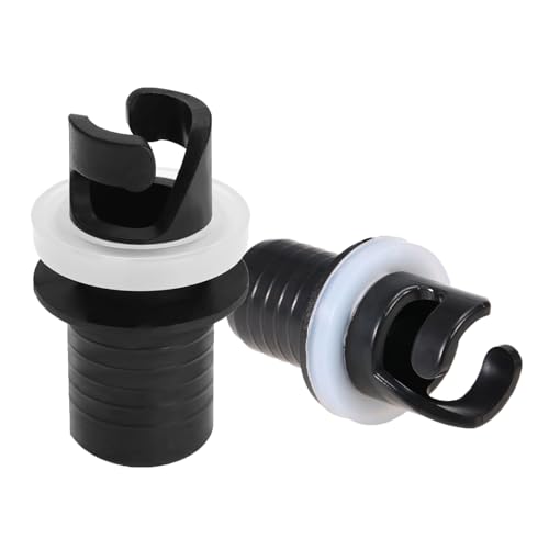 SIGANDG 2 Stücke Schlauchboot Ventile Schlauchadapter Stecker, Kajak Pumpe Ventil Adapter, Sup Pumpenadapter Surfbrett Zubehör Auslaufsicher, Kajak Luftventil Stecker