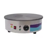 banborba Crepes Maker, 2800W Elektrisch Kreppmacher, 50-300℃ Pfannkuchen Maker, 45cm Durchmesser Pfannkuchenpfanne für Crêpes, Pancake, Palatschinken