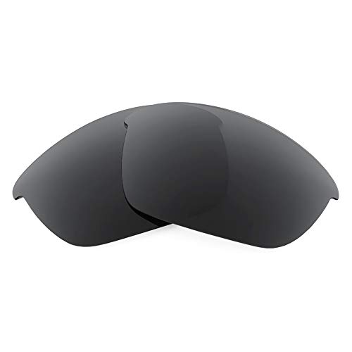 REVANT Ersatzgläser Kompatibel mit Oakley Half Jacket 2.0, Polarisiert, Schwarz