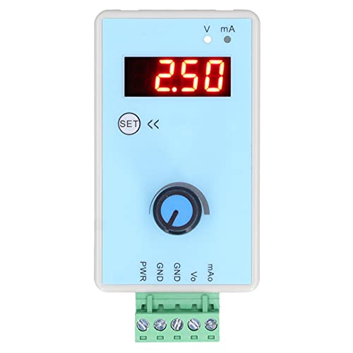 Eujgoov Analoger Signalgenerator 0-10V/2-10V 0-20mA/4-20mA Strom-Spannungs-Signalgenerator USB-Netzteilschnittstelle Analogsimulator