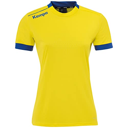 Kempa Player Trikot Kurzarm Damen gelb blau Gr M