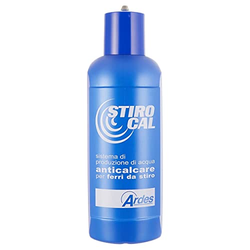 ARDES - AR5020 Kalkschutzflasche Stirocal, Kalkschutzflasche für Bügeleisen 1080ml mit Kalkschutzmagnet Wasserreinigung, Flasche Magnetfilter, Umweltfreundlicher Wasserdemineralisierer