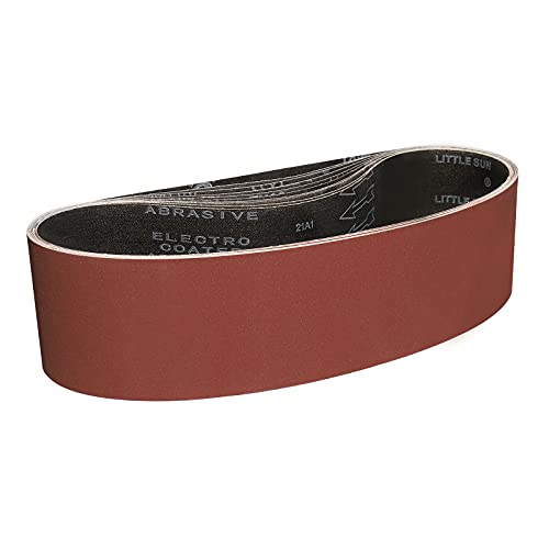 Sruhrak 100 x 915mm schleifband- 10 Stück bandschleifer schleifbänder 400 Körnungen zum Schleifen, Feilen, Schärfen und Entrosten