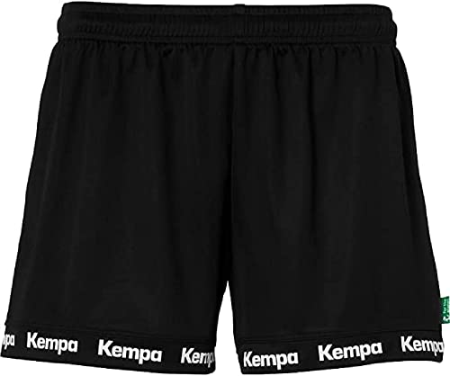 Kempa Damen Kempa Wave 26 Shorts Women Damen M dchen kurze Hose Handball Fitness Gym Shorts, Schwarz, L EU