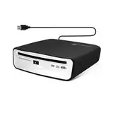 Tagtight CD Player Auto USB Anschluss, Universell Tragbarer Externer CD/DVD-Dish Box Player Fürs Auto, Laptop oder Fernseher Angeschlossen Werden, für Navigation mit Android 4.0 und