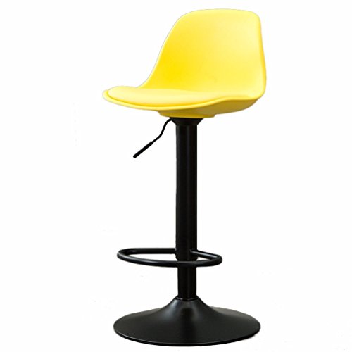 YZjk Bunter Barstuhl, Hauptdekoration Beiläufiger Schemel Gaststätte Gegenstuhl Klubhaus anhebbarer Schemel Speisetisch Schemel Handygeschäft Schemel Rezeption Hoher Schemel (Farbe: Weiß)