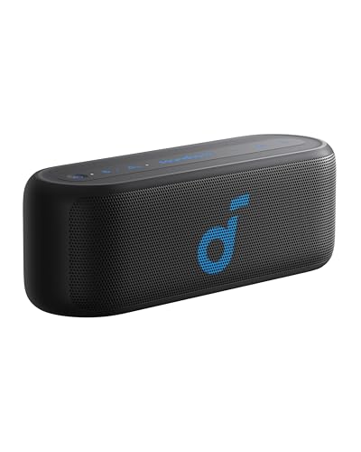 soundcore Anker Select 2S Bluetooth-Lautsprecher, tragbarer Lautsprecher mit 20 W Stereo-Sound, BassUp, benutzerdefinierter EQ, kabellose Stereo-Kopplung, 16 Stunden Spielzeit und IPX7 wasserdicht für
