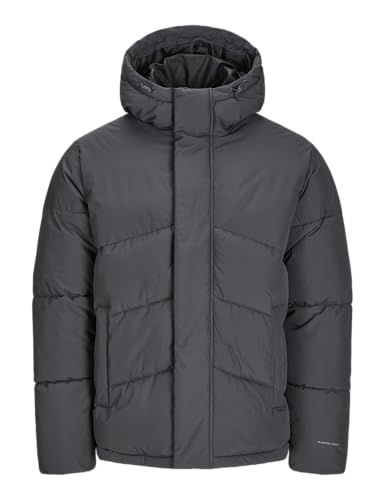 JACK & JONES Herren Jjworld Pufferjacke, Dunkelgrau, S EU