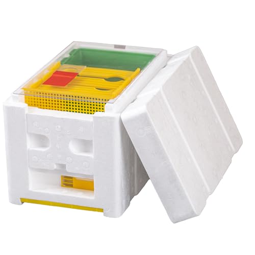 ZffXH Mini Plus Bienenzucht Königin Zucht Box EPS Ernte Beehives Bestäubung Box Bienenstock König Aufzucht Box Bienenzucht Werkzeuge Zubehör Imkerei Ausrüstung