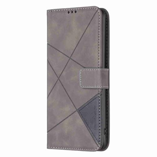 Beddouuk Hülle für iPhone 14 Pro Max,Retro Premium Leder Flip Case mit Ständer Kartenfach Klapphülle Handytasche Brieftasche Schutzhülle für iPhone 14 Pro Max,Grau