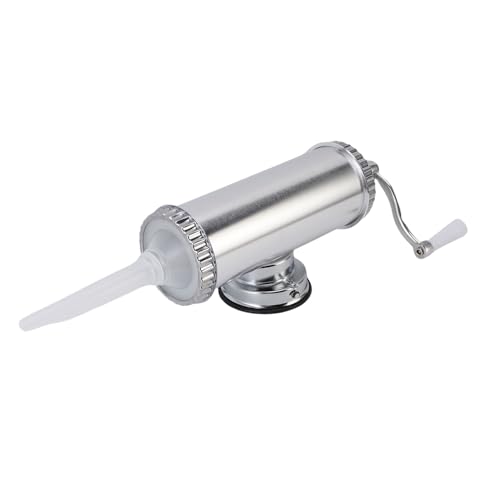 Oreilet Wurst -Stuff, Edelstahl Manuelle Wursthersteller -Maschine mit Füllrohre, Fleischfüllfleischfüllfüllung für den Handelsgebrauch zu Hause (Großgröße (21x15in))