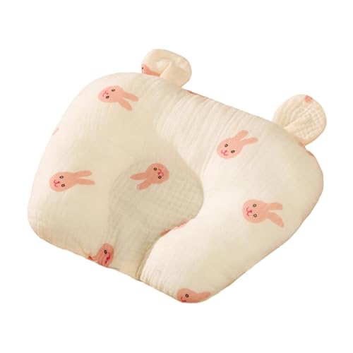 Nackenkissen Baby,Baby Travel Pillow (Upgraded),Baby Autositz-Kissen, Kopf- und Nackenstützkissen für Kinderwagen, Autositz, Stroller, Babywippe, Baumwolle (Hellgelb)