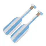 EPIGEIST 2stücke Mediterrane Holzdekoration Vintage Holz-paddel Wanddeko Für Nautischen Stil Für Strand Und Grilllokale Als Zur Einweihung Für Segel-Fans