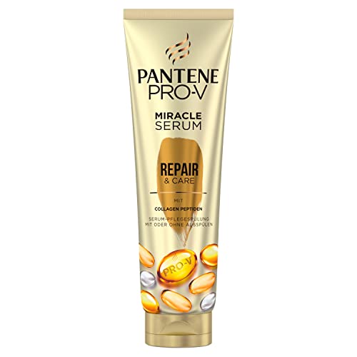 Pantene Pro-V Repair & Care Miracle Serum Pflegespülung & Intensivkur, mit Collagen Peptiden, 3x stärkeres Haar, 3 Schichten tief, 160ml