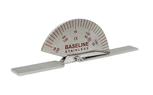 Baseline® Goniometer, Edelstahl, besonders geeignet für kleine Gelenke, Länge 8,75 cm