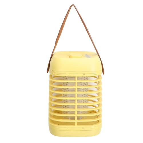 Electric Bug Killer Fly -Fallen Mücken Zapper USB -USB -Wiederaufladbar mit 1200 -mAh -Lithium -Batterie für den Gebrauch Im Innenbereich Im Freien Im Freien (Yellow)